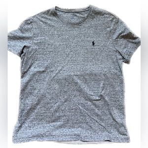 Polo Ralph Lauren Tshirt, Heather Gray, Medium